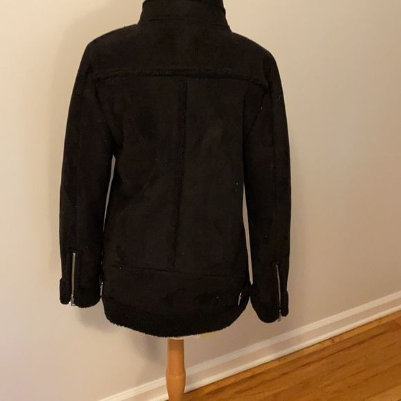 Faux suede moto jacket - Picture 6 of 7